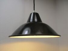 38cm∅  Emaille Lampe Deckenlampe Esstisch Lampe  Industrie Design Bauhaus Design