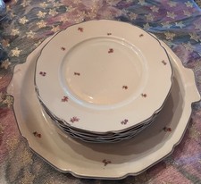 Kuchenplatte  mit 6 Kuchenteller …H&G Selb Bavaria Germany -Heinrich ,,Irmgard‘‘