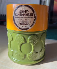 SUPER THERM Isolierbehälter 70er Grün/Orange Retro Küche Thermo Speisegefäß