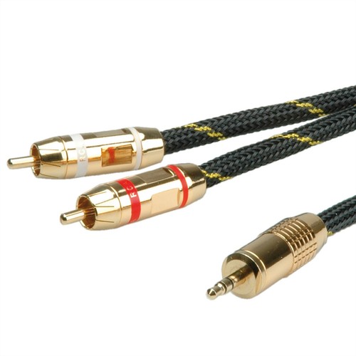 Audio verbindungskabel gold - audio-verbindungskabel,