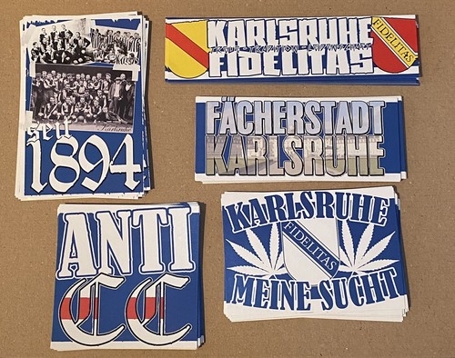 100 ultras aufkleber karlsruhe - ultras,