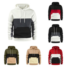 Herrenmode Mehrfarbiger Hoodie/Kapuzenpullover für Herbst und Winter