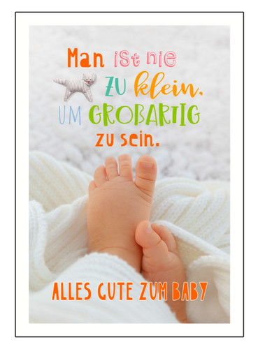 Geburt glückwunschkarte baby - geburt,