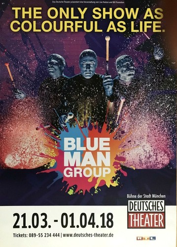 Blue man group - man,
