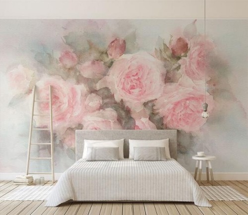Rosa rose q2247 tapete - rosa,