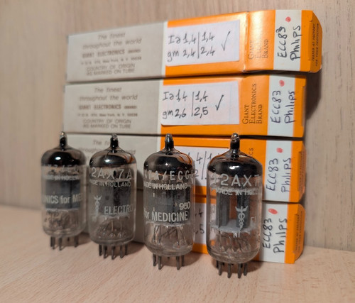 Philips ecc83 12ax7 matched - 12ax7,
