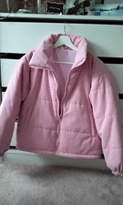 wunderschöne rosa Cordjacke