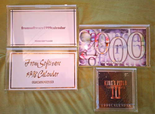 Fromsoftware calendar set - fromsoftware,