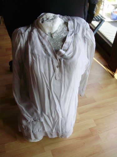 Bluse leicht gefüttert seide - bluse,