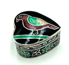 Antik 925er Silber Tabatiere /