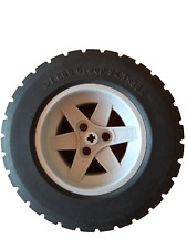 1x Lego® Technic Reifen 92912 94,3 x 38 R + Felge 44722 grau Technik Kran Bagger