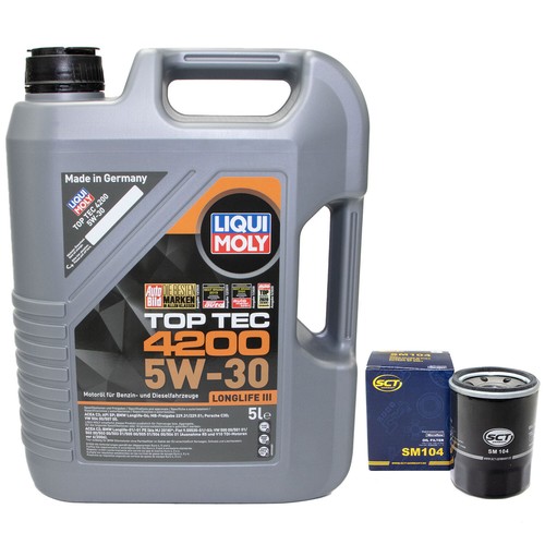 Motoröl set liter - set, 5