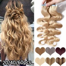 Gewellt Tape In Echthaar