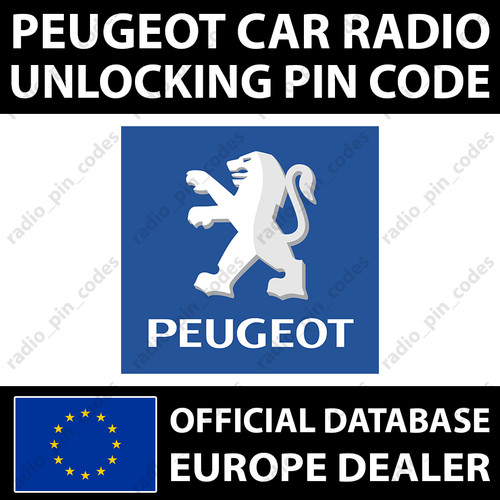 Peugeot radio pin - peugeot,