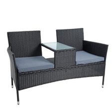 Polyrattan gartenbank rattan - gartenbank,