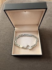 Massive 925er Silber Armband