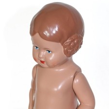 Alte SCHILDKRÖT Puppe 50er 60er Jahre Vintage 25 cm gemarkt