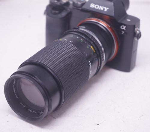 Sony mount adaptiertes - e,