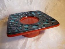 Kerzenständer Halter Studio32 Keramik Dumler u. Breiden Domino Fat Lava 60/70er