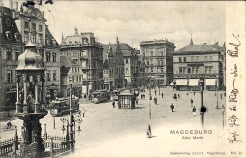 Magdeburg der elbe - magdeburg, an
