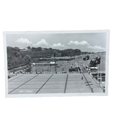 Postkarte kiel hafen - postkarte,