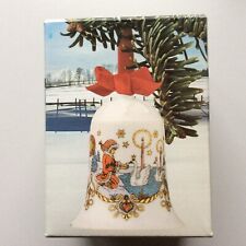 Hutschenreuther Weihnachtsglocke Glocke  Band Rot 1981 -  1996 Einzelverkauf