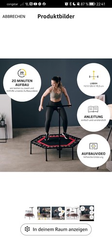 Sportplus trampolin schwarz - trampolin,