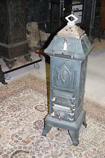 Gussofen Kanonenofen Ofen Jugendstil Art Deko Loft  Leuchtofen