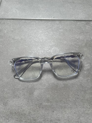 Clear chrome hearts glasses - glasses,