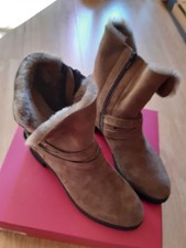 Wildleder Damen Stiefelette