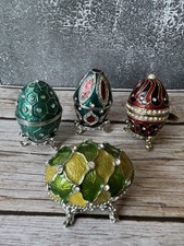 4 dekorative Faberge-Stil Eier