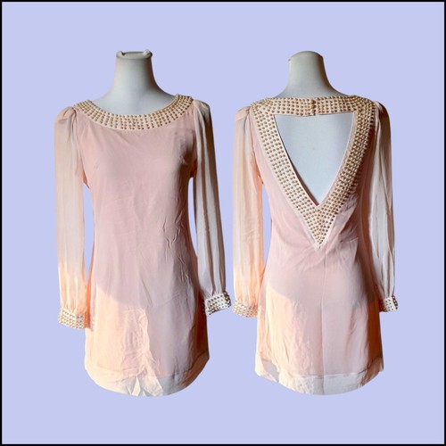 Rosa partykleid perlen - rosa,
