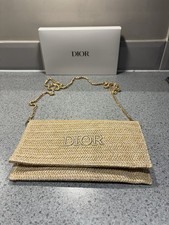Christian dior raffia woven - christian,
