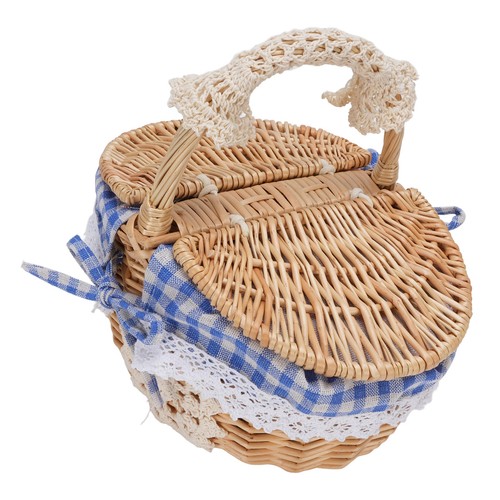 Picknickkorb aus weide mit - aus,