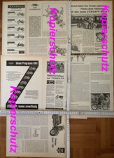 ZÜNDAPP Konvolut ( 7St.) alte Werbung zw. 1955 und 1966 #2