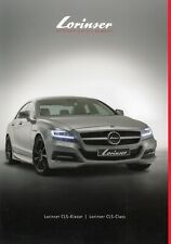 MERCEDES CLS C218 LORINSER Tuning Lifestyle Car Prospekt Brochure 2012 L 