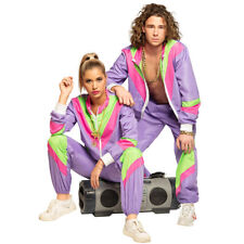 Lila Herren Kostüm 80er Jahre