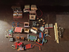 HO Anlage Rückbau Schausteller Wagen Spielplatz 25 Teile Biergarten