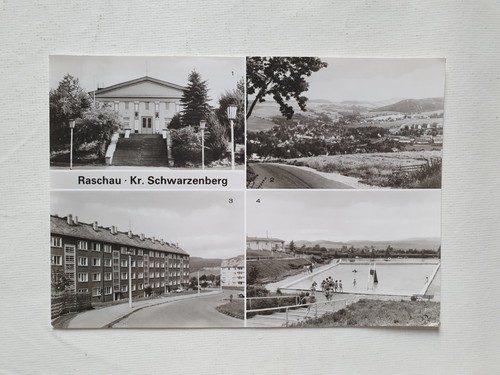 Ansichtskarte raschau kreis - ansichtskarte,