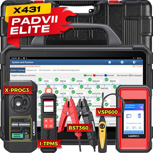 Launch x431 pad elite - 7, obd2