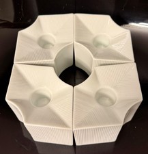 4 x Rosenthal Kerzenständer SAMI WIRKKALA Studio Line Adventskranz Weihnachten