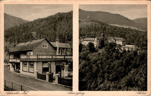 Gruss aus schwarzburg - ak,