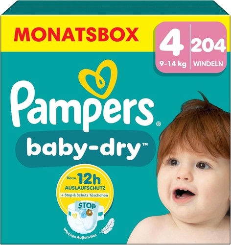 Pampers baby dry 204 - 4,