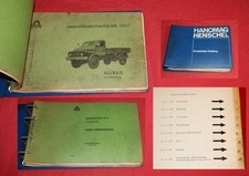 Ersatzteilliste Hanomag A-L 28 , AL 28 , Allrad,  kl. Fahrerhaus Sonderfahrzeuge