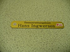 Kleines Namensschild für