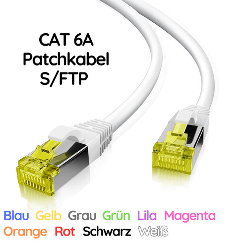 Cat6a patchkabel netzwerkkabel - cat6a,