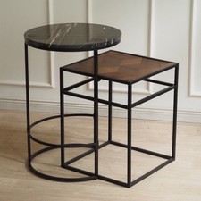 Modernes Beistelltisch Set aus