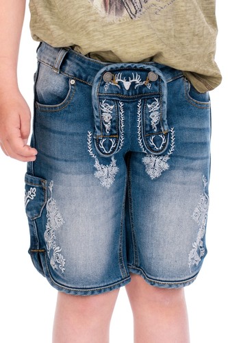Kinder trachten jeans bermuda - trachten,