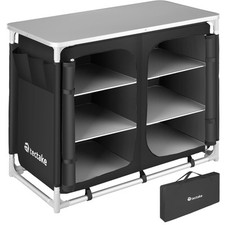 Campingküche faltbar Alu Küchenbox Campingschrank Faltschrank Reiseküche Küche 