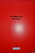 DYNAUDIO KATALOG 4 SEITEN ,VON 1993,DIE WAHRHEIT ÜBER DIE  AUDIENCE, 20 GRÜNDE